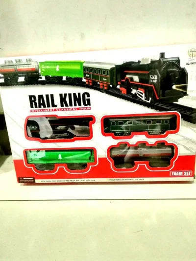 Поезд игрушечний rail king — миниатюра 2