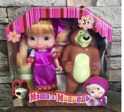 Маша и медведь игрушка — миниатюра 1