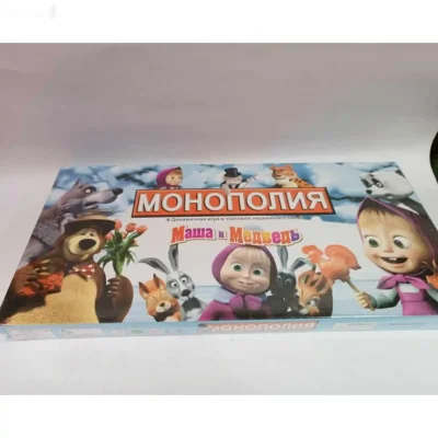 Монополия Маша и медведь игрушечный — миниатюра 1