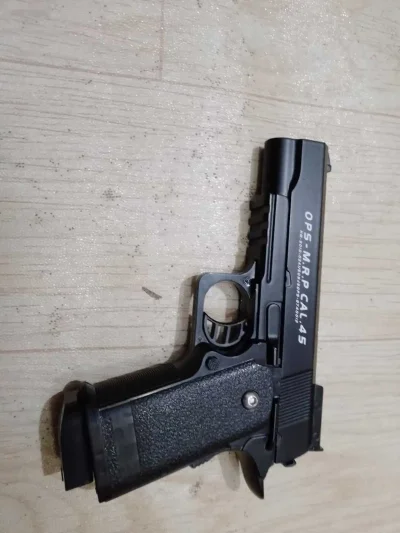 Пистолет игрушечный железный м20 — миниатюра 3