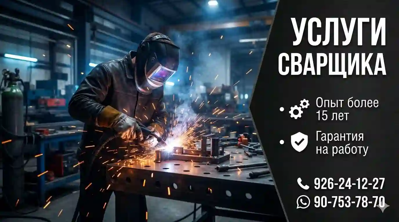 Услуги сварщика. Сварочные работы любой сложности