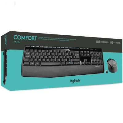 Logitech MK345 беспроводная клавиатура мышь