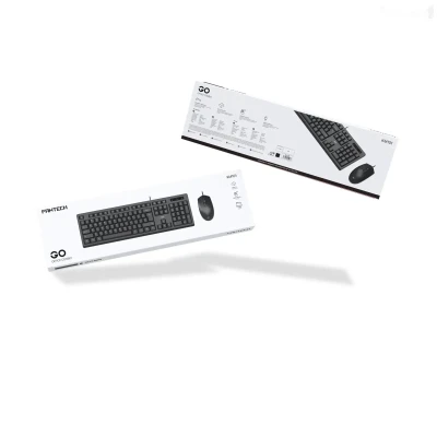 Проводная мышь и клавиатура Fantech KM101 GO Office Combo — миниатюра 1