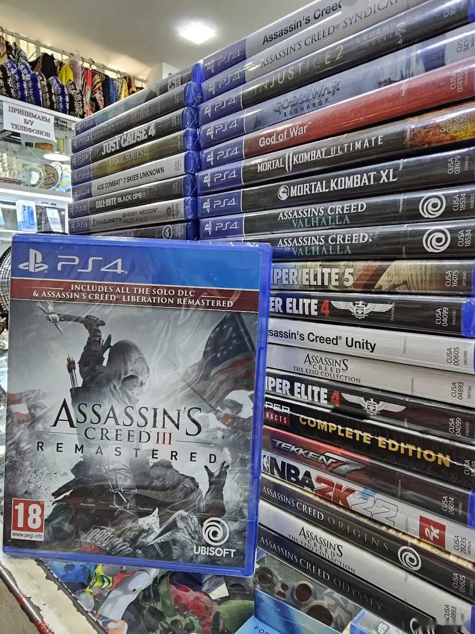 Игра Assassins creed 3 на Playstation 4 — миниатюра 1