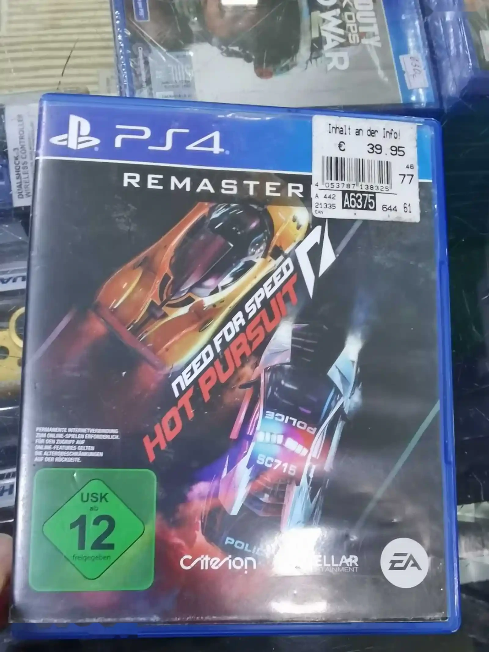 Диск Need for Speed Hot Pursuit на Sony PS4 — миниатюра 1