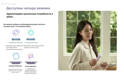 Электрическая зубная щетка Xiaomi Mijia Electric Sonic Vibrating Toothbrush Pro — миниатюра 9