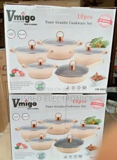 Набор посуды Vmigo Nano Granite Cookware Set 10 предметов — миниатюра 1