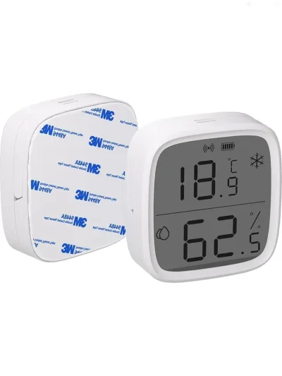 Умный ZigBee датчик температуры и влажности с дисплеем — миниатюра 6