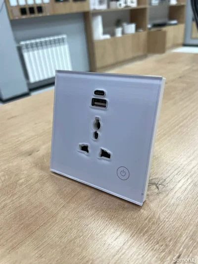 Умная розетка 220 V с USB и Type C, zigbee — миниатюра 2