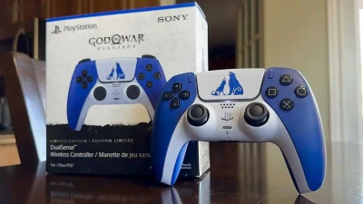 Геймпад DualSense God of War Ragnarok Edition на Sony PS5 — миниатюра 1