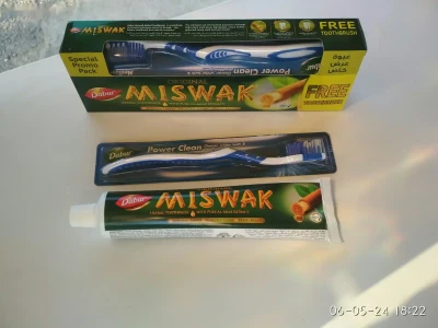 Зубная паста Miswak 190g +Зубная щётка — миниатюра 8