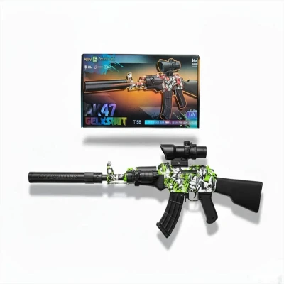 Игрушечного автомата AK47 Gelshot T15B, предназначенного для активного отдыха — миниатюра 2