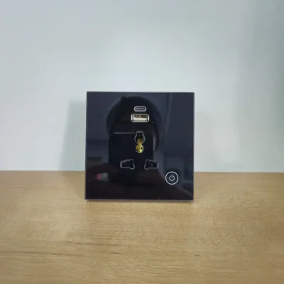 Умная розетка 220 V с USB и Type C, zigbee
