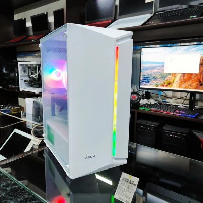 Игровой Компьютер Vision Rgb White Core i5 Ram 8Gb ssd 128gb Gtx 650ti — миниатюра 1