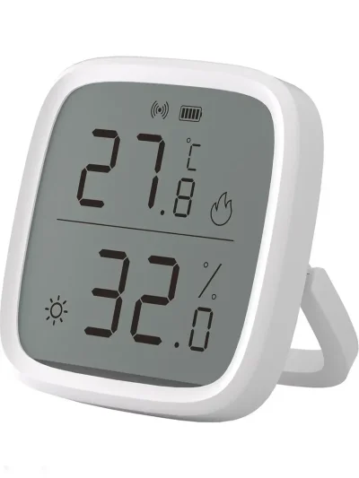 Умный ZigBee датчик температуры и влажности с дисплеем — миниатюра 3