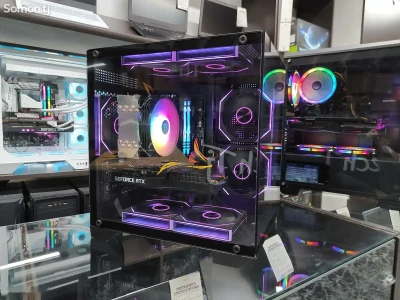 Игровой Компьютер Аквариум I5-12400F 16GB/SSD 512GB RTX 3060 12GB — миниатюра 1