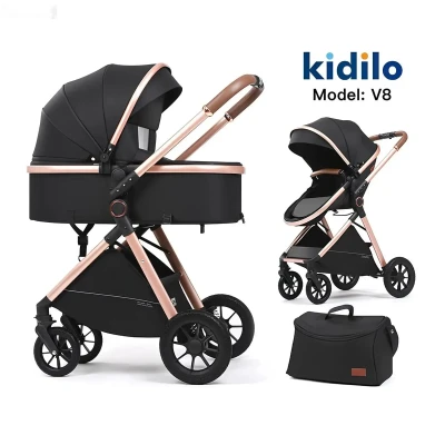 Коляска для новорождённых Kidilo 2 в 1 — миниатюра 2