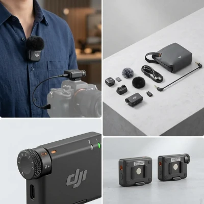 Беспроводная петличка DJI Mic Mini 1TX Plus 1RX Чёрный — миниатюра 2
