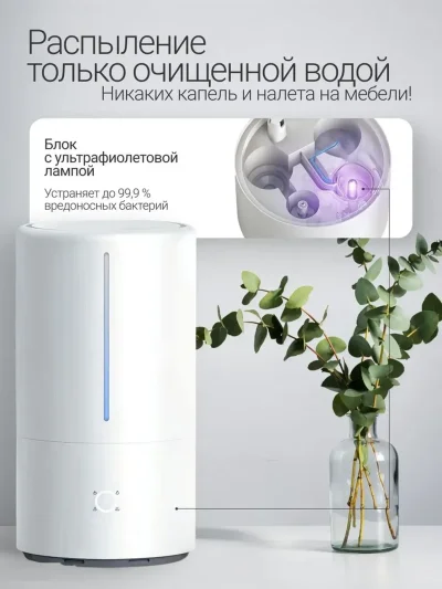 Увлажнитель воздуха Xiaomi Mijia Smart Sterilization Humidifier S — миниатюра 4