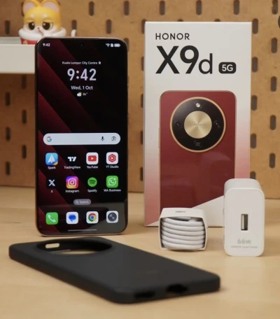 Honor X9d 5G 8+8/256Gb Black 8300мач — миниатюра 1
