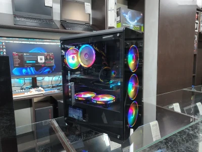Игровой персональный компьютер Sama Black Argb i5-9400f 16GB/SSD 512GB GTX 1660T — миниатюра 3