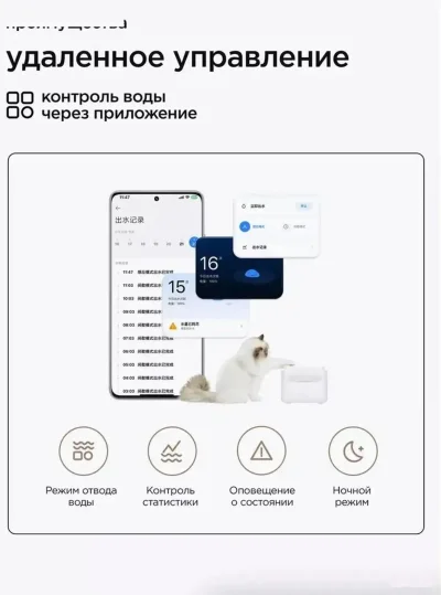 Умная поилка для животных от Xiaomi Pet Water Dispenser 2 — миниатюра 10