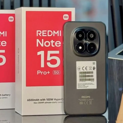 Xiaomi Redmi Note 15 Pro Plus 5G 8+4/256Gb Black 6500мач 2026Gb Global — миниатюра 1