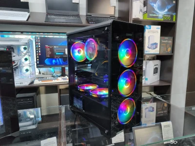Игровой персональный компьютер Sama Black Argb i5-9400f 16GB/SSD 512GB GTX 1660T — миниатюра 1