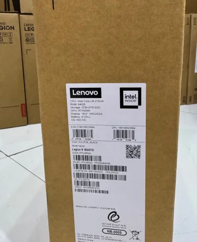 Ноутбук Lenovo Legion 9 ULTRA 9 64GB 4TB RTX 5090 24GB