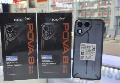 Tecno Pova 8 5G 16/256Gb black 8000мач — миниатюра 1