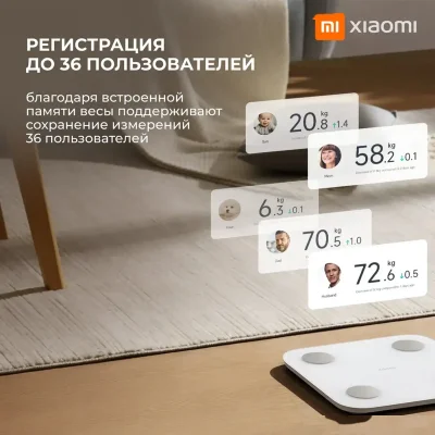 Умные весы Xiaomi Body Composition Scale S400 — миниатюра 5