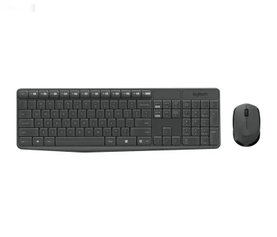 Надежный беспроводной комплект Logitech MK235 Wireless Combo — миниатюра 1