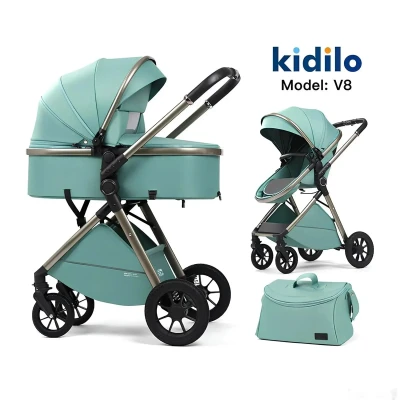 Коляска для новорождённых Kidilo 2 в 1 — миниатюра 3
