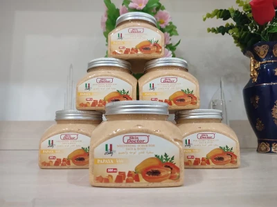 Отбеливающий скраб Papaya 500 грамм — миниатюра 1