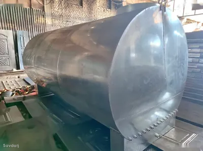 Бочка из оцинкованной стали 10000л.