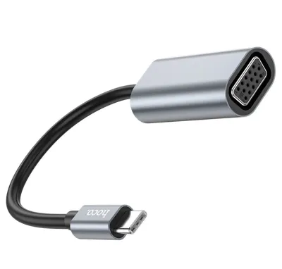 Кабель Hoco UA21 Type-C to HDMI 13см серый