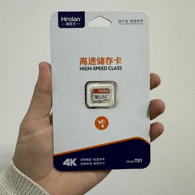 Карта памяти 64Gb MicroSD Hrolan T01