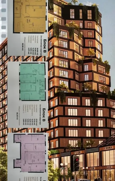 3-комн. квартира, 7 этаж, 92 м², Шохмансур — миниатюра 3