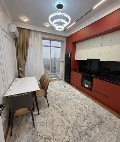 2-комн. квартира, 16 этаж, 93 м², н. Шохмансур, Созидание, Бахт-z — миниатюра 1