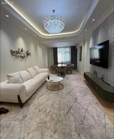 2-комн. квартира, 13 этаж, 75м², Сомони — миниатюра 2