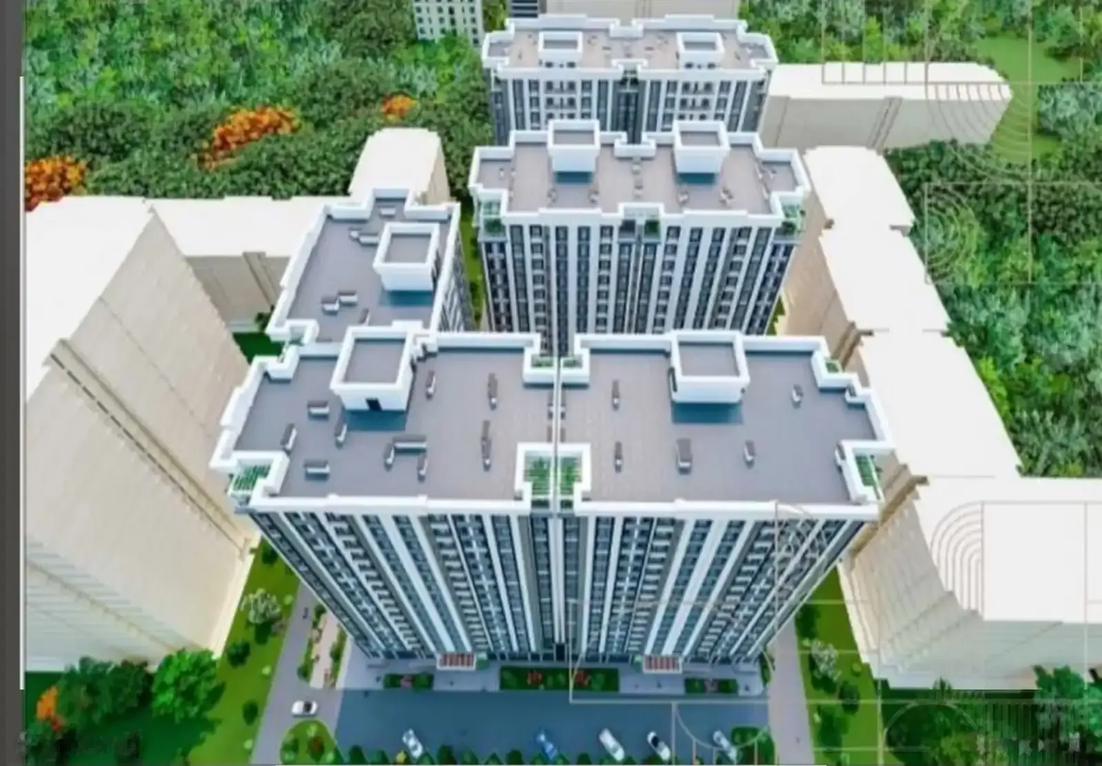 2-комн. квартира, 16 этаж, 61 м², 34 мкр — миниатюра 1