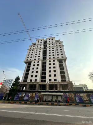 3-комн. квартира, 13 этаж, 102 м², Улица Айни 26, Садбарг, Гостиница Душанбе, Шохмансур