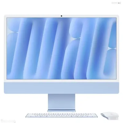 Моноблок Apple iMac 24, M4, 16ГБ, 256ГБ SSD, 4.5K Retina, Blue, MWUF3B