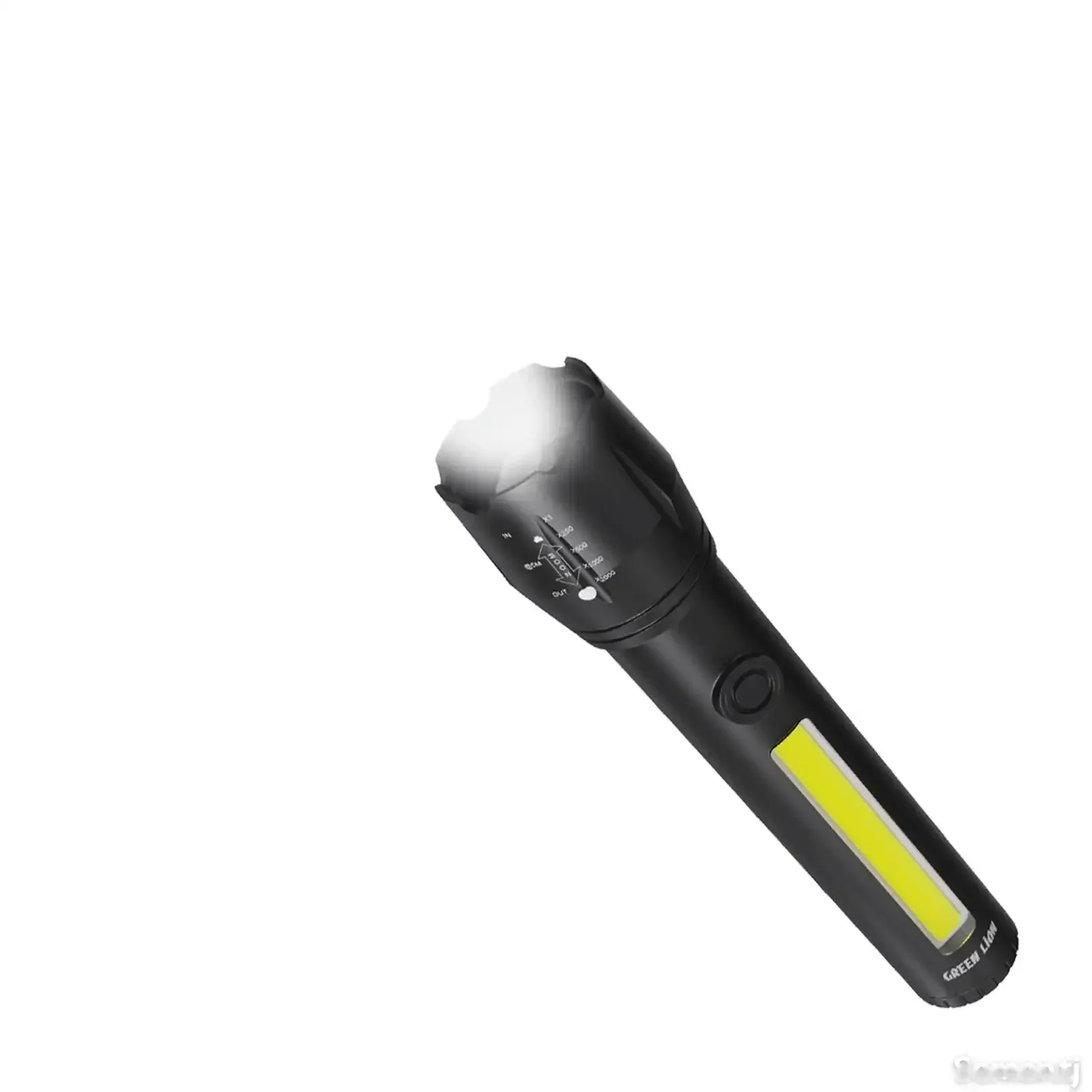 Фонарь Green Lion 2 in1 Adjustable Torch 3W LED 130lm 1200mAh