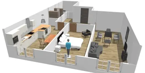 2-комн. квартира, 5 этаж, 100 м², Шохмансур — миниатюра 4