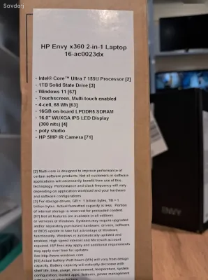 Ноутбук Hp Envy