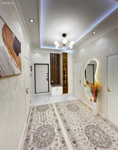 3-комн. квартира, 12 этаж, 76 м², Сино Зарафшон рядом поликлиника 14 — миниатюра 5