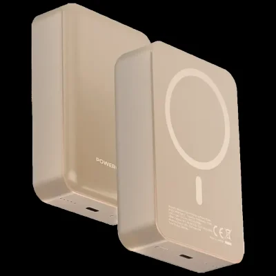 Повербанк Powerology 20000 mAh 20W PD  & 15W Magsafe Desert Titanium