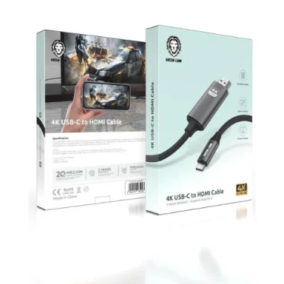 Кабель Green Lion 4K USB-C  to HDMI Cable