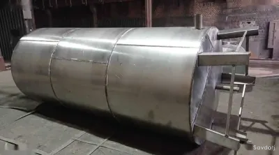 Бочка нержавеющая 5000л — миниатюра 1